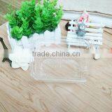 OPS Clear Clamshell Disposable Plastic Containers With Hinged Lids thumbnail-3