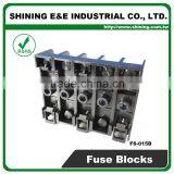 FS-015B 600V 10 Amp 5 Way Midget Type Din Rail Glass Fuse Holder thumbnail-5