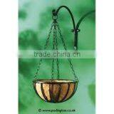 Factory Artificial Metal Flower Hanging Baskets