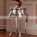 European Style Living Room Decorative Flower Shelf, Silver Solid Wood Jardiniere/Pergola (BF01-ML035) thumbnail-1