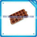 Silicone Ice Cube Tray 15-cavity Round Chocolate Shape thumbnail-1