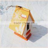 Hot Sale Eco-friendly New Unfinished Wooden Bird House Wholesale thumbnail-2