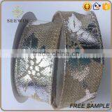 Cheap Wholesale Polyester Organic Linen for Leaves Ribbon thumbnail-2