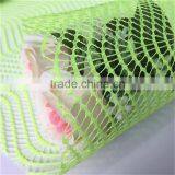 Colored 100% Polyester Knitted Flower Wrapping Wave Mesh thumbnail-2