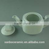 Wholesale Cheap Ceramic Teapot With Infuser, White Ceramic Tea Pot thumbnail-2