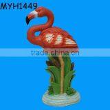 Resin Red Flamingo Statue thumbnail-1