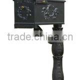 Cast Iron Decorative Antique Standing Mailbox thumbnail-5