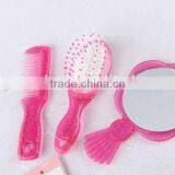3PC Plastic Mirror and Comb Set thumbnail-3
