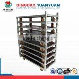 Wholesale Display Stand Flower Shelf Metal Steel Pallet Rack With Wheel thumbnail-1