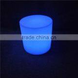 Used Nigtclub Furniture LED Flashing Bar Furniture White PE Material D42*H42cm Round Bar Stools With RGB LEDs Inside thumbnail-2