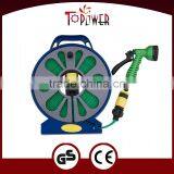 50ft 15M REEL FLAT GARDEN HOSE With 7 Function Sprayer thumbnail-1