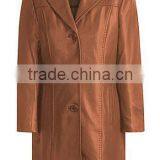 Ladies Long Leather Coats thumbnail-2
