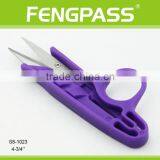 S8-1023 4-3/4" 2Cr13 Stainless Steel Blade With Plastic Handle Thead Scissors thumbnail-1