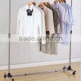 Heavy Duty Mobile Folding Metal Commercial Garment Rack thumbnail-4