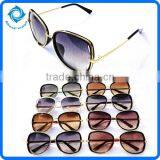 Fashionable Women Custom Mirrored Sunglasses With Metal Bar thumbnail-1