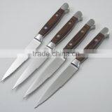 Safety Forged Steel Wooden Handle Knife thumbnail-2