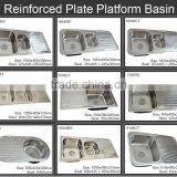 Stainless Steel Double Bowl Kitchen Sink With Right or Left Hand Drainer thumbnail-3