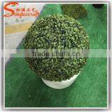 Plastic Boxwood Balls Hollow Artificial Topiary Grass Ball Customized Any Size Artificial Grass Ball thumbnail-3