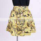Elegant Summer Cheap Short Printed Skirt for Girls thumbnail-1