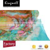 Most Popular Type Silk CDC Scarf Custom Digital Print Crepe Scarf thumbnail-4