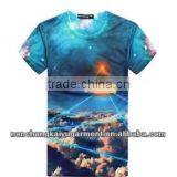 European Style Fashion Men Short Sleeve O-neck 3D Printing T-shirt thumbnail-1