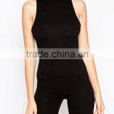 2015 China Factory OEM ODM Fashionable Customized Funnel Neck Sleeveless Unitard thumbnail-4