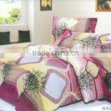 100%polyester Disperse Printed Flower Design Embroidery Diamond Velvet Bedding Set thumbnail-1