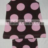 Polka Dot Printed Baby Cotton Clothing, Baby T-shirt, Romper, Bllomer Set thumbnail-1