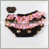 Hot Selling Baby Ruffle Cotton Diaper Cover Toddler Infants Bloomers Baby Solid Panties Bloomer Kids Bloomers thumbnail-5