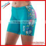 Womens Running Shorts With Contrast Dolphin Hem thumbnail-2