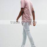 Factory Direct Wholesale Cheap t Shirts 2016 Custom Printed Men Longline Full Size T-shirt thumbnail-3