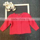Purple Baby Girls 1 Year Old 2 Year Old Clothes Winter New Model Collection Hot Sale Children Sweaters, Winter Models Cardigans thumbnail-3
