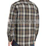 Factory OEM Customize Slim Fit Button Down Plaid Dress Shirt for Men thumbnail-6