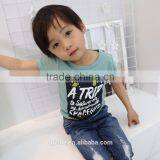 Promotional Cotton Summer Kids Wear Slim Fit t Shirt for Wholesale thumbnail-1