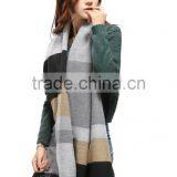 Fashion Winter Scarfs Casual Warm Women Grid Imitation Cashmere Scarves Brand Designer Shawls thumbnail-1