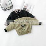 S17629A 2017 Children Clothing Kids Coat Boy's Casual Baseball Coat thumbnail-4