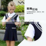 Juqian Factory Made Stylish Summer Fashion Primary Kids School Uniform Girls School Dress thumbnail-5