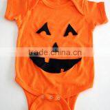 Children's Halloween Orange Pumpkin Patterned New Born Baby Fashion Design Boys Clothing thumbnail-1