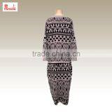 Jacquard Sweater Set 80%Viscose 20%Polyester Fashion Dress thumbnail-2