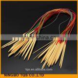 Factory Price 18Pcs/Set 80cm Length Bamboo Circular Knitting Needles For Hand Knitting thumbnail-3
