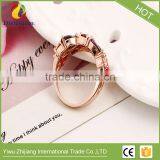 High Quality New Design Alloy Rose Gold Geometric Zircon Ring Wedding Colorful Crystal Rings Jewelry For Women thumbnail-2