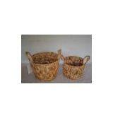 Seagrass Baskets/rattan Basket,bamboo Basket,wooden Basket,hanging Flower Basket,wicker Baskets thumbnail-1