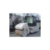 Double drum static road roller
