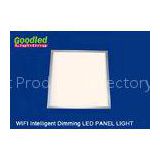Warm White Dimming Square LED Flat Panel Ceiling Lights 25W WIFI Intelligent