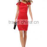 Free Shipping 2017 New Design Wholesale Plus Size Korea Fashion Printed Loose Casual Women Dresses SD35 thumbnail-1