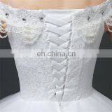 HS1632 2017 Sweetheart Beaded Lace Appliqued Princess Wedding Dresses Bridal Ball Gown thumbnail-5