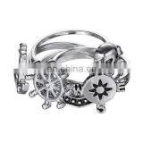 Trendy Personalized Corsair Ring Five Set Ring Wholesale thumbnail-2