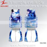 Thermal Transfer Printing Designed And Made Basketball Jerseys thumbnail-2