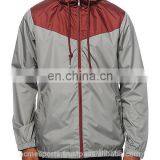 Wind Breaker Jacket - Fashion Men Custom Two Toned Print Classic Fit Windbreaker Jacket thumbnail-1
