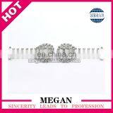 Silver Rhinestone Connectors Bikini Fancy Headband Connector thumbnail-2